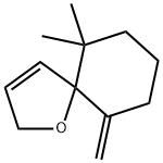 6,6-Dimethyl-10-methylene-1-oxaspiro[4.5]dec-3-ene,54345-69-6,结构式