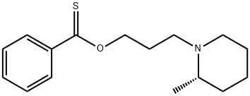 3-(2-methyl-1-piperidyl)propylsulfanyl-phenyl-methanone,5435-03-0,结构式