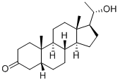 5B-PREGNAN-20A-OL-3-ONE Struktur