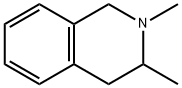 1,2,3,4-テトラヒドロ-2,3-ジメチルイソキノリン 化学構造式