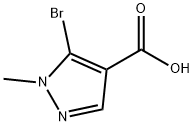 5-Bromo-1-methyl-1H-pyrazole-4-carboxylic acid Struktur