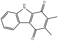 1H-Carbazole-1,4(9H)-dione, 2,3-dimethyl- (9CI) Struktur