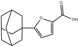 5-(1-金刚烷基)-糠酸,543694-49-1,结构式