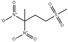 1-methylsulfonyl-3,3-dinitro-butane,5437-69-4,结构式