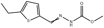 Hydrazinecarboxylic acid, [(5-ethyl-2-thienyl)methylene]-, methyl ester (9CI) Struktur