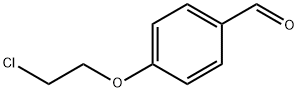 4-(2-クロロエトキシ)ベンズアルデヒド 化学構造式
