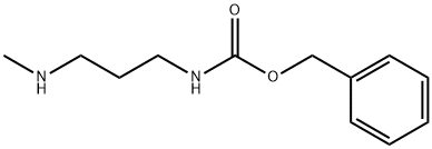 [3-(甲基氨基)丙基]氨基甲酸苯甲酯 结构式