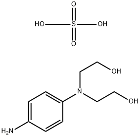N,N-双(2-羟乙基)-对苯二胺硫酸盐,54381-16-7,结构式