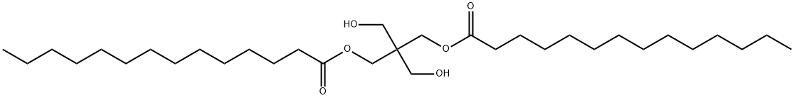 2,2-bis(hydroxymethyl)propane-1,3-diyl dimyristate Struktur