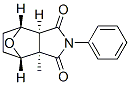 (3aR,7aα)-3a,4,5,6,7,7a-ヘキサヒドロ-3aα-メチル-2-フェニル-4β,7β-エポキシ-1H-イソインドール-1,3(2H)-ジオン 化学構造式