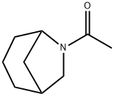6-Azabicyclo[3.2.1]octane, 6-acetyl- (9CI) 化学構造式