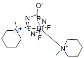1,1'-(6-oxido-1,3,5-triazine-2,4-diyl)bis(1-methylpiperidinium) tetrafluoroborate(1-) Structure