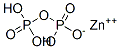 zinc dihydrogen diphosphate Struktur