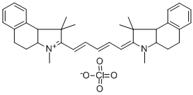 4,5:4',5'-DIBENZO-1,1',3,3,3',3'-HEXAMETHYLINDADICARBOCYANINE PERCHLORATE Struktur