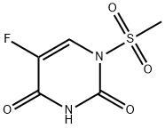 1-Methylsulfonyl-5-fluorouracil Struktur