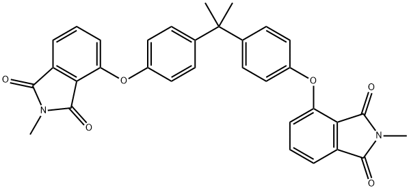 54395-51-6 4,4'-[(1-Methylethylidene)bis(4,1-phenyleneoxy)]bis[2-methyl-1H-isoindole-1,3(2H)-dione]