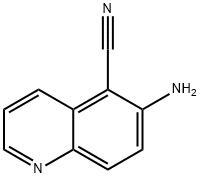 6-AMINO-QUINOLINE-5-CARBONITRILE 化学構造式