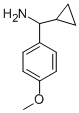 alpha-cyclopropyl-4-methoxybenzylamine Struktur