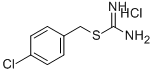 S-(4-クロロベンジル)イソチオウロニウムクロリド 化学構造式