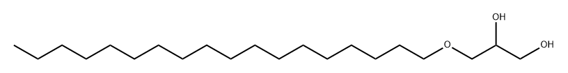 鲨肝醇,544-62-7,结构式