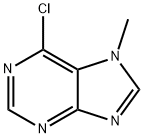 6-氯-7-甲基嘌呤,5440-17-5,结构式