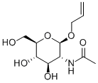 烯丙基-2-乙酰氨基-2-脱氧-BETA-D-吡喃葡萄糖苷, 54400-77-0, 结构式