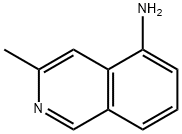 5-氨基-3-甲基异喹啉, 54410-17-2, 结构式