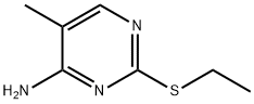 2-(エチルチオ)-5-メチル-4-ピリミジンアミン 化学構造式