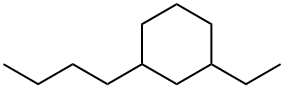 1-Butyl-3-ethylcyclohexane Structure