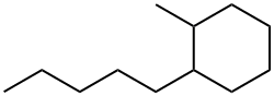 1-methyl-2-pentylcyclohexane Structure