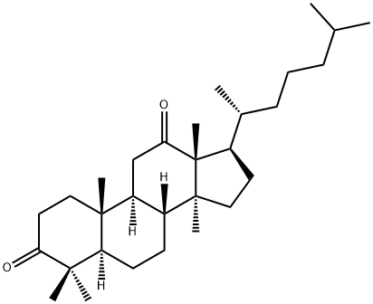 Lanostane-3,12-dione Structure