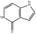 1,5-ジヒドロ-4H-ピロロ[3,2-c]ピリジン-4-オン 化学構造式