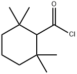 Cyclohexanecarbonyl chloride, 2,2,6,6-tetramethyl- (9CI) Struktur
