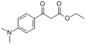 ETHYL (4-DIMETHYLLAMINOBENZOYL) ACETATE 化学構造式