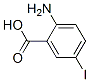 2-AMINO-5-IODO-BENZOIC ACID 化学構造式