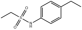 Ethanesulfonamide, N-(4-ethylphenyl)- (9CI) Structure