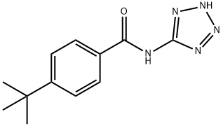 Benzamide, 4-(1,1-dimethylethyl)-N-1H-tetrazol-5-yl- (9CI) Structure