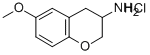 6-METHOXY-CHROMAN-3-YLAMINE HYDROCHLORIDE,54444-98-3,结构式