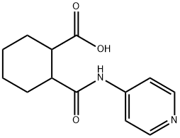 Cyclohexanecarboxylic acid, 2-[(4-pyridinylamino)carbonyl]- (9CI),544463-02-7,结构式