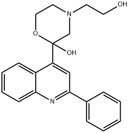 4-(2-hydroxyethyl)-2-(2-phenylquinolin-4-yl)morpholin-2-ol|