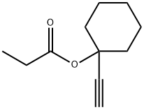 1-乙烯基环己基丙酸酯, 5445-76-1, 结构式