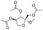 [(3R,4S,5R)-4-acetyloxy-5-(acetyloxymethyl)-5-methoxy-oxolan-3-yl] ace tate,54451-98-8,结构式