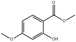 4-メトキシサリチル酸メチル 化学構造式