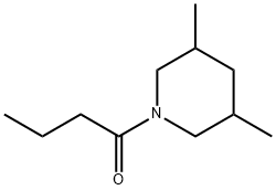 Piperidine, 3,5-dimethyl-1-(1-oxobutyl)- (9CI),544661-23-6,结构式