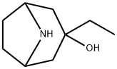 8-Azabicyclo[3.2.1]octan-3-ol, 3-ethyl- (9CI) Structure