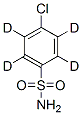 4-Chlorobenzene-d4-sulfonamide 结构式