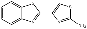 4-(1,3-BENZOTHIAZOL-2-YL)-1,3-THIAZOL-2-AMINE, 54469-54-4, 结构式