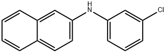 N-(3-氯苯基)萘-2-胺,5447-28-9,结构式