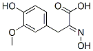 2-(Hydroxyimino)-3-(3-methoxy-4-hydroxyphenyl)propionic acid,5447-36-9,结构式
