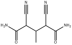 2,4-二氰基-3-甲基戊二酰胺,5447-66-5,结构式